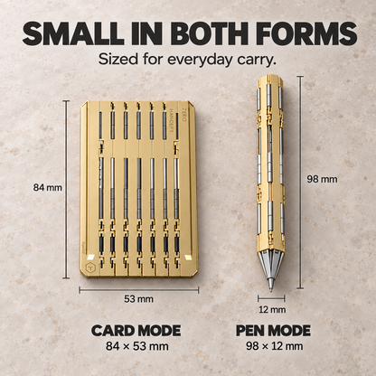 🎄 50% OFF ✨Hancept Zero MK II – Transforming Folding Card Pen Gift Set🎁
