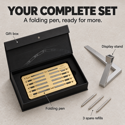 🎄 50% OFF ✨Hancept Zero MK II – Transforming Folding Card Pen Gift Set🎁