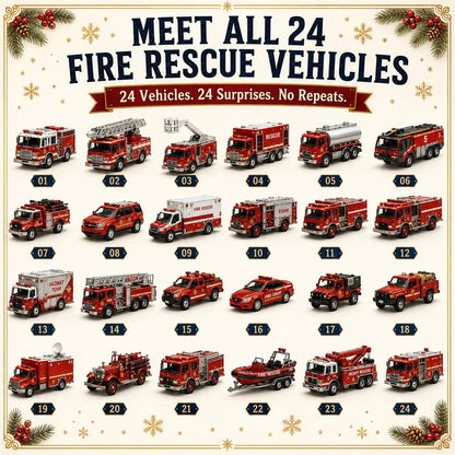 🎄 Vehicle Advent Calendar – 24 Construction & Farm Vehicles