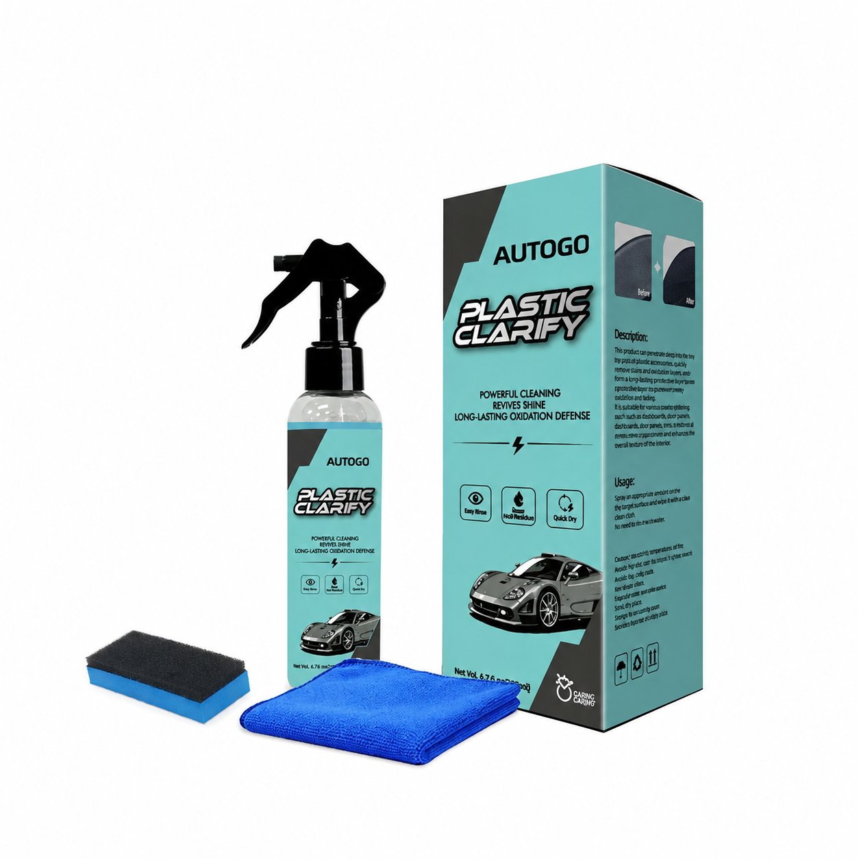🚗 Automotive Plastic Restorer — Revive, Shine & Protect
