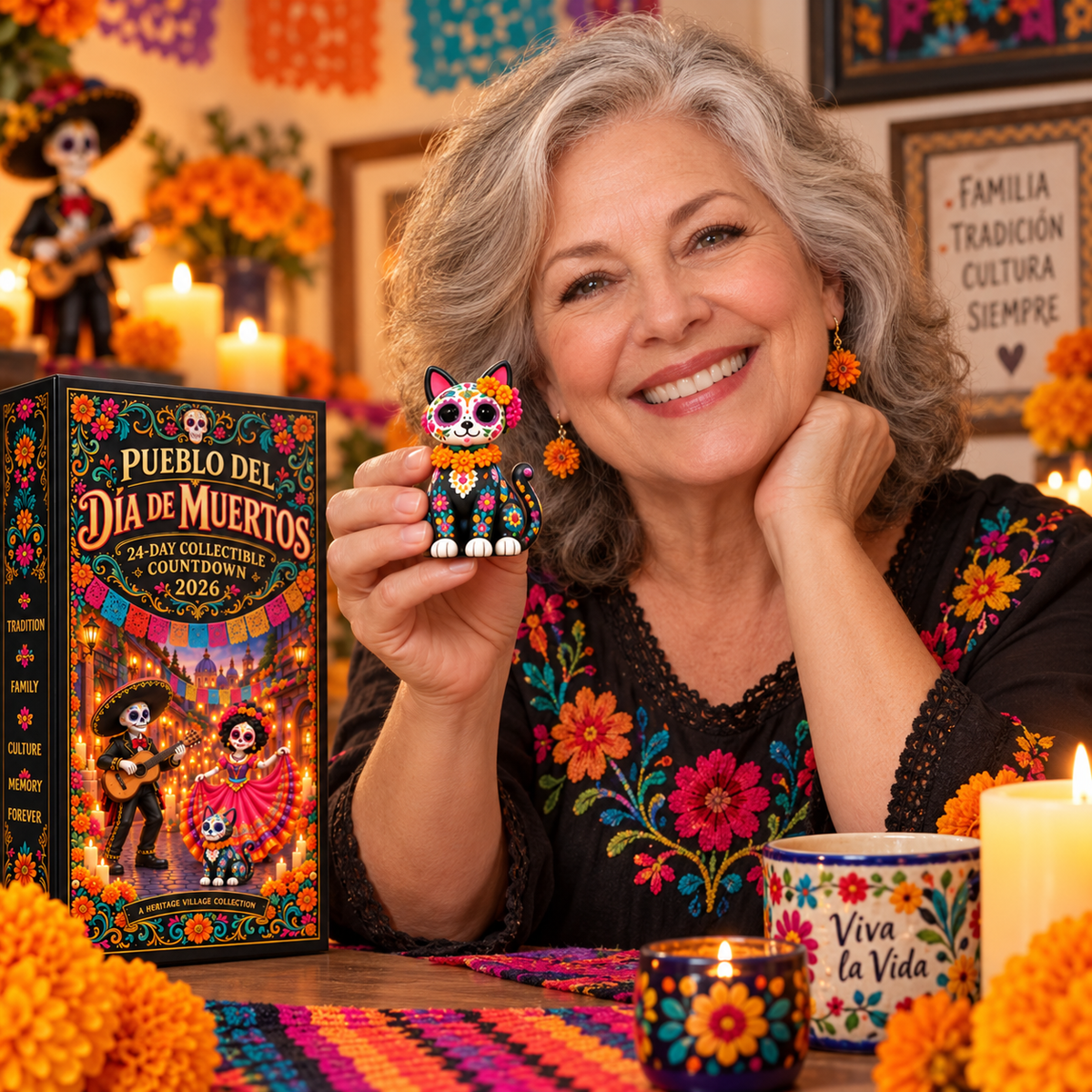 💀🎉 Pueblo del Día de Muertos 2026 — 24-Day Collectible Village Countdown