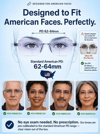 [Regain Your Youthful Vision] 🔥Smart Zoom Diamond-Cut Reading Glasses