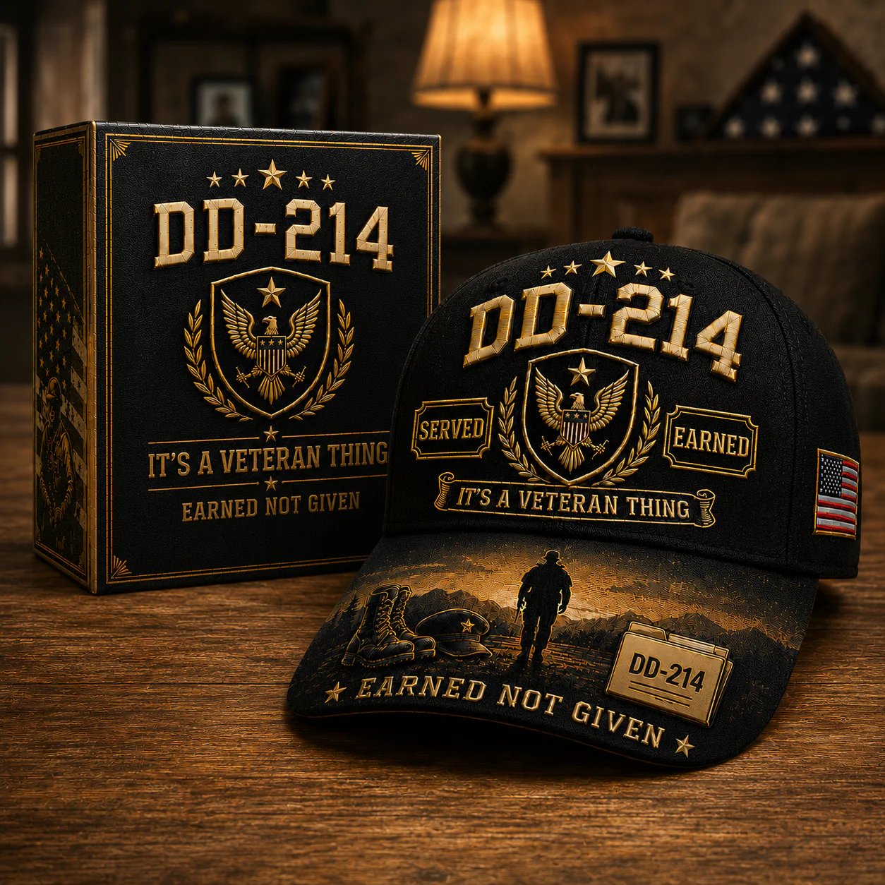 🔥LAST DAY 50% OFF - 🎖️DD-214 Served Earned Commemorative Cap(Breathable & Lightweight Comfort & Unisex Fit)