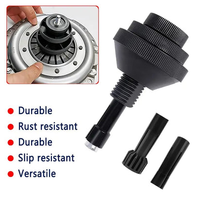 💯 Universal Single Disc Clutch Alignment Tool with 2 Replaceable Plastic Sleeves for Cars & Light Trucks