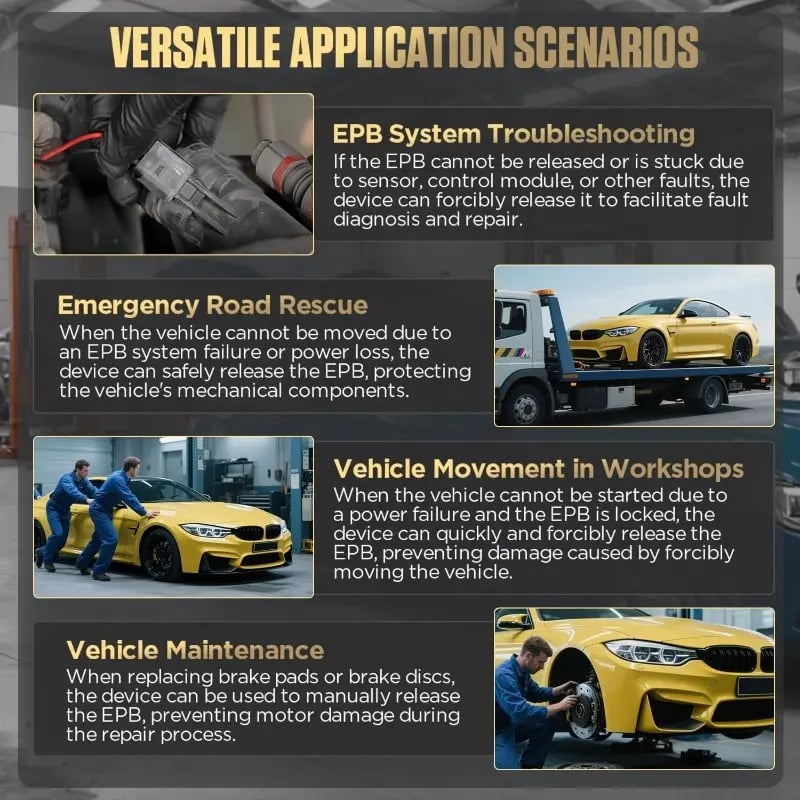 Stuck Parking Brake? Universal EPB Emergency Release Tool