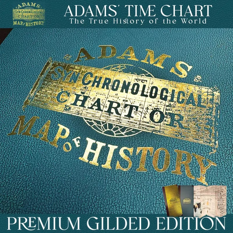 📜 Adams Time Chart 2.0 — 6,000 Years of History in One 23-Foot Timeline