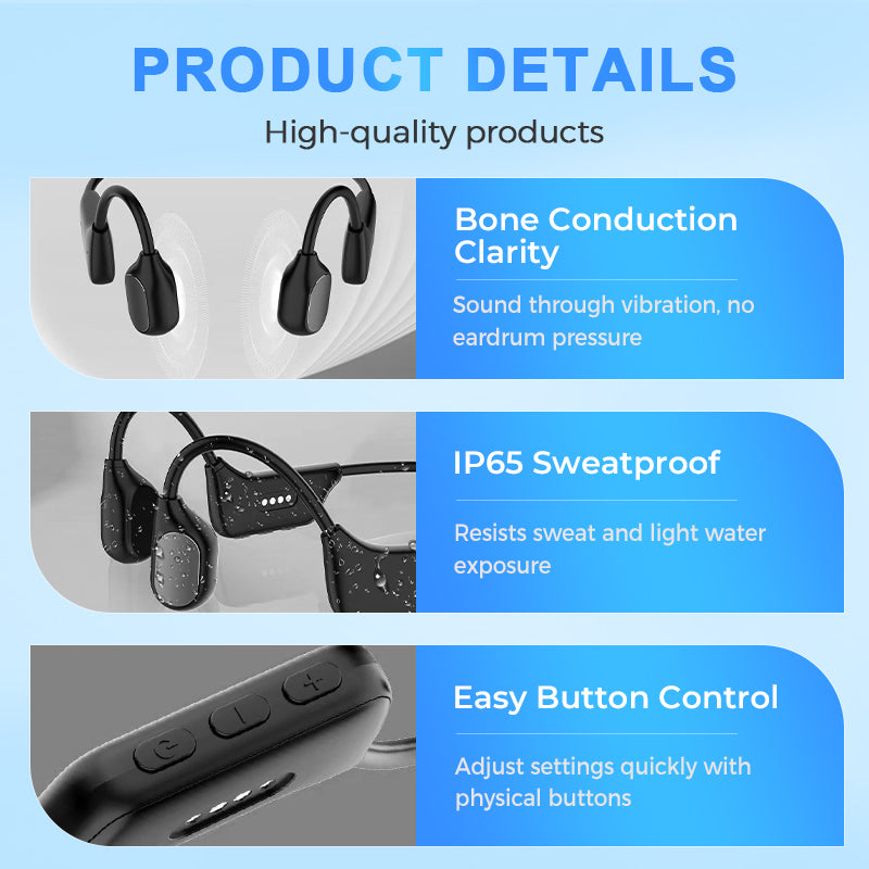 2-in-1 Smart Bone Conduction Hearing Earphones