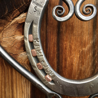 ❤️ Jordan’s Final Collection™ | Horseshoe Heart Wind Chime | Veteran Story Gift for Home, Porch & Garden