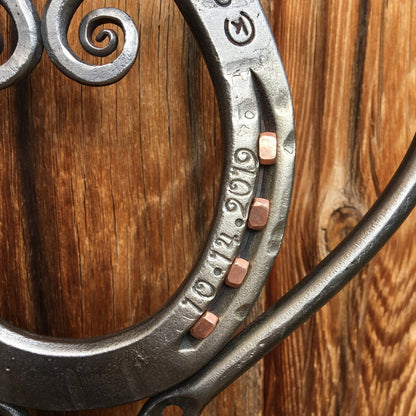 ❤️ Jordan’s Final Collection™ | Horseshoe Heart Wind Chime | Veteran Story Gift for Home, Porch & Garden