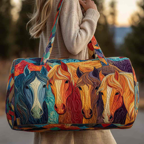 Horse Quilted Duffle Bag GFTOMA3318