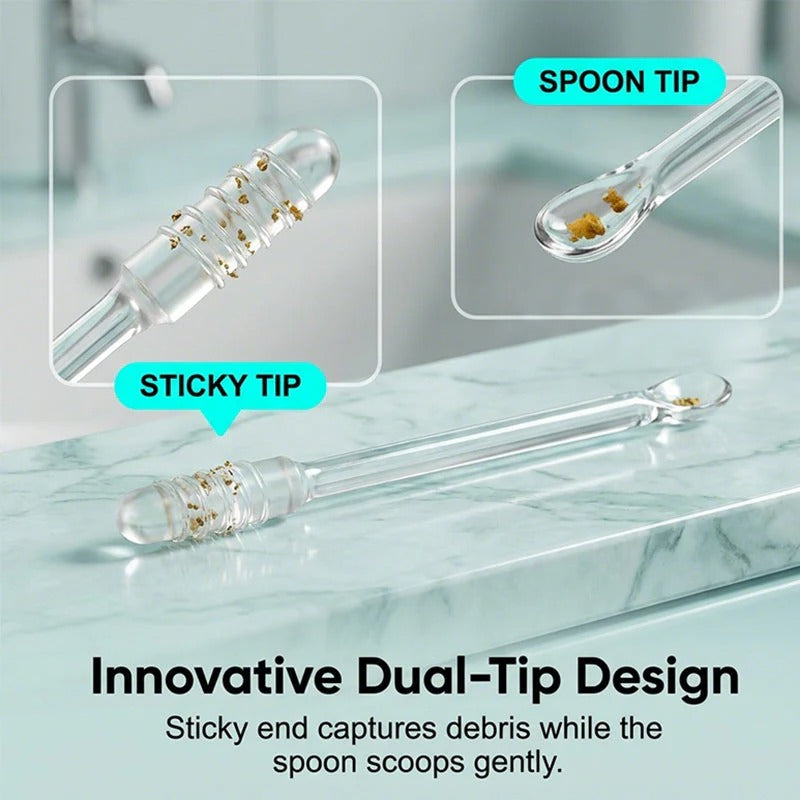 💦 Sticky Ear Cleaning Sticks – Gentle Visible Earwax Pickup👂