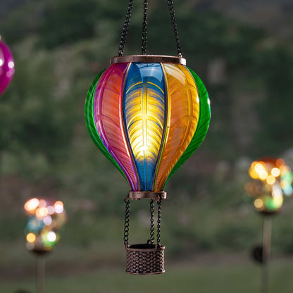 🎁 Last Day Promotion 49% OFF 🔥Solar Cool Flame XL Hanging Rainbow Balloon Lantern
