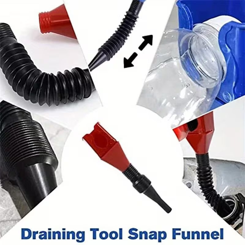 🚗50% OFF TODAY🛢️ Universal Wide Mouth Automotive Oil Funnel