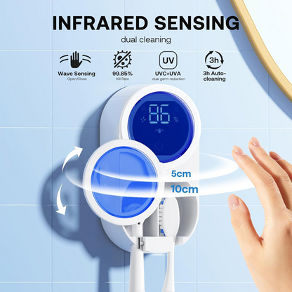 💥LAST DAY SALE 49% OFF💥Infrared Sensor Toothbrush Sanitizer Holder