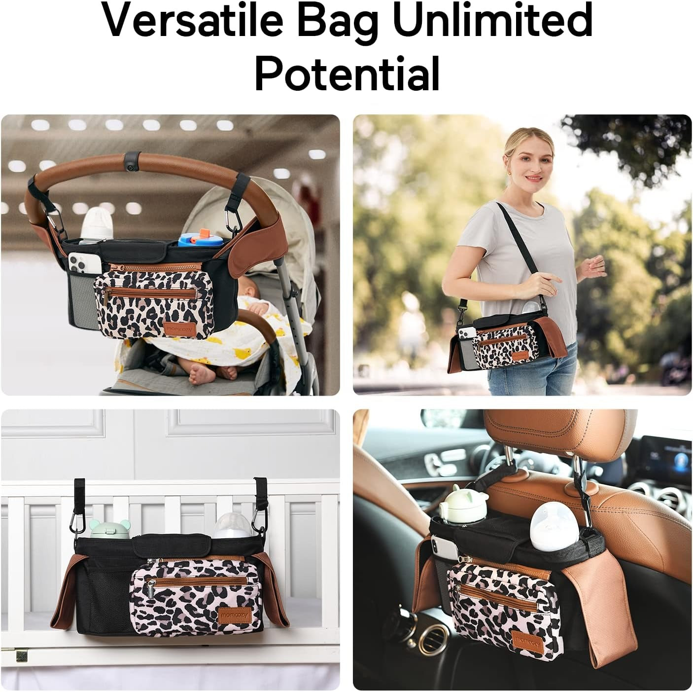 🏆Last Day 50% OFF💥Universal Stroller Organizer - Insulated Dual Cup Holders