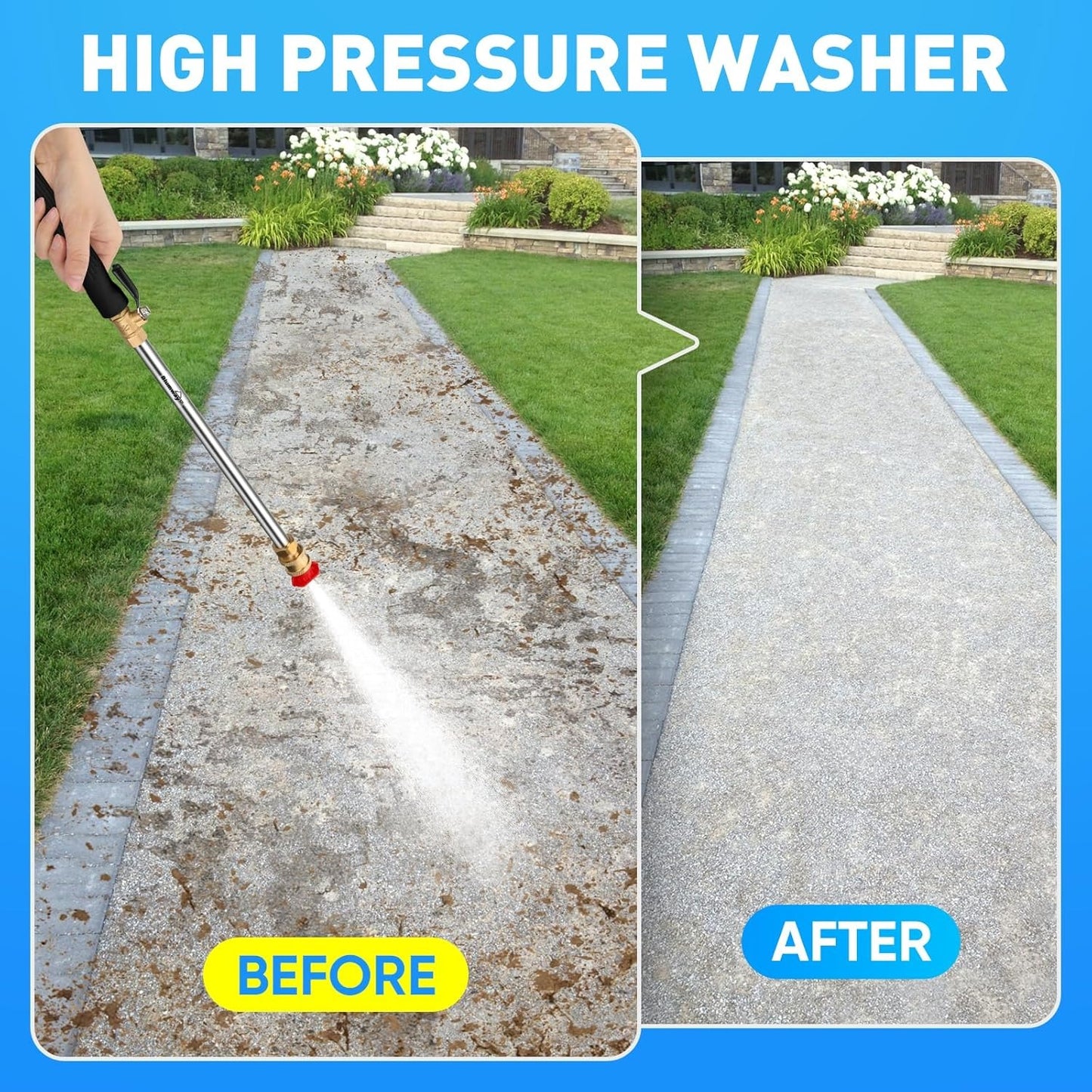 🔥Last Day Sale 49% OFF🔥Jet Nozzle Power Washer for Garden Hose