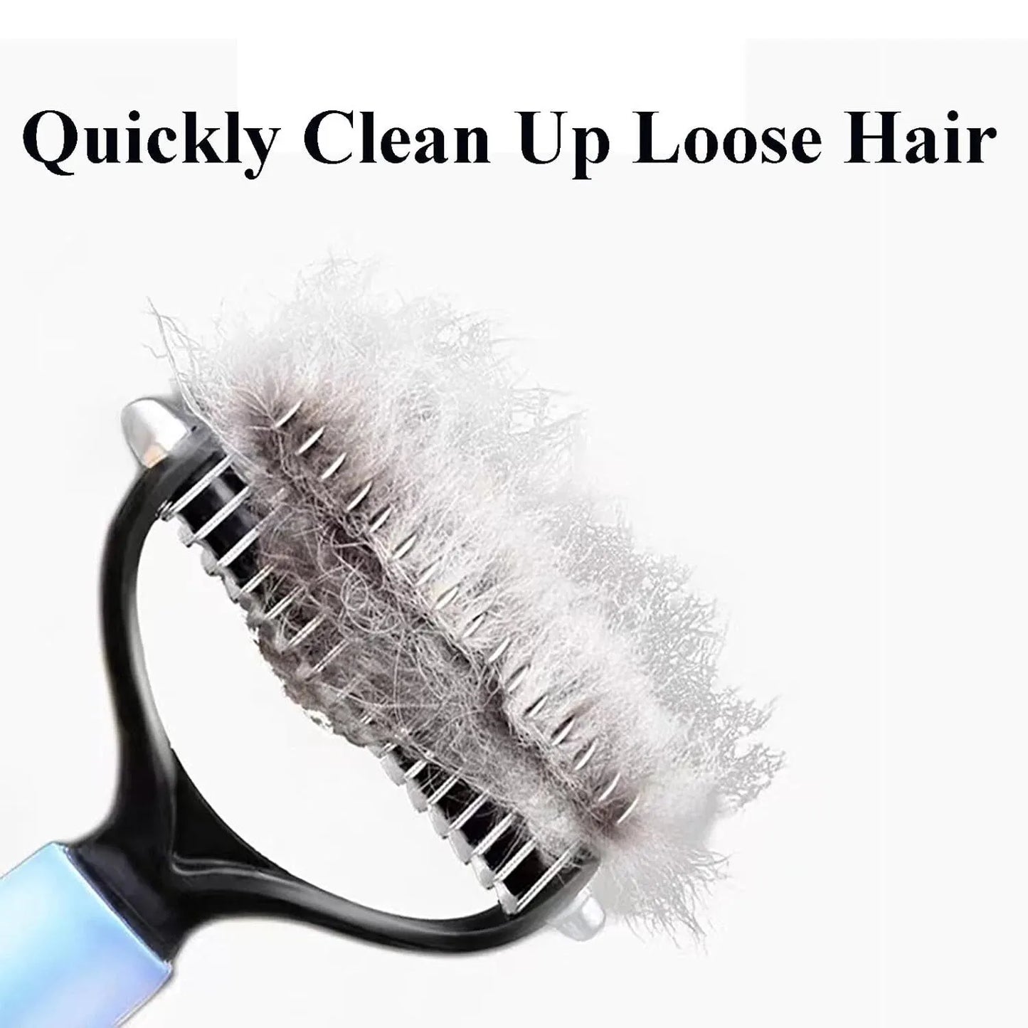 🐾 FLASH SALE: 50% OFF! ✨ Double-Sided Deshedding Pet Brush – Dual-Sided, Ergonomic & Gentle for Dogs & Cats 🐶