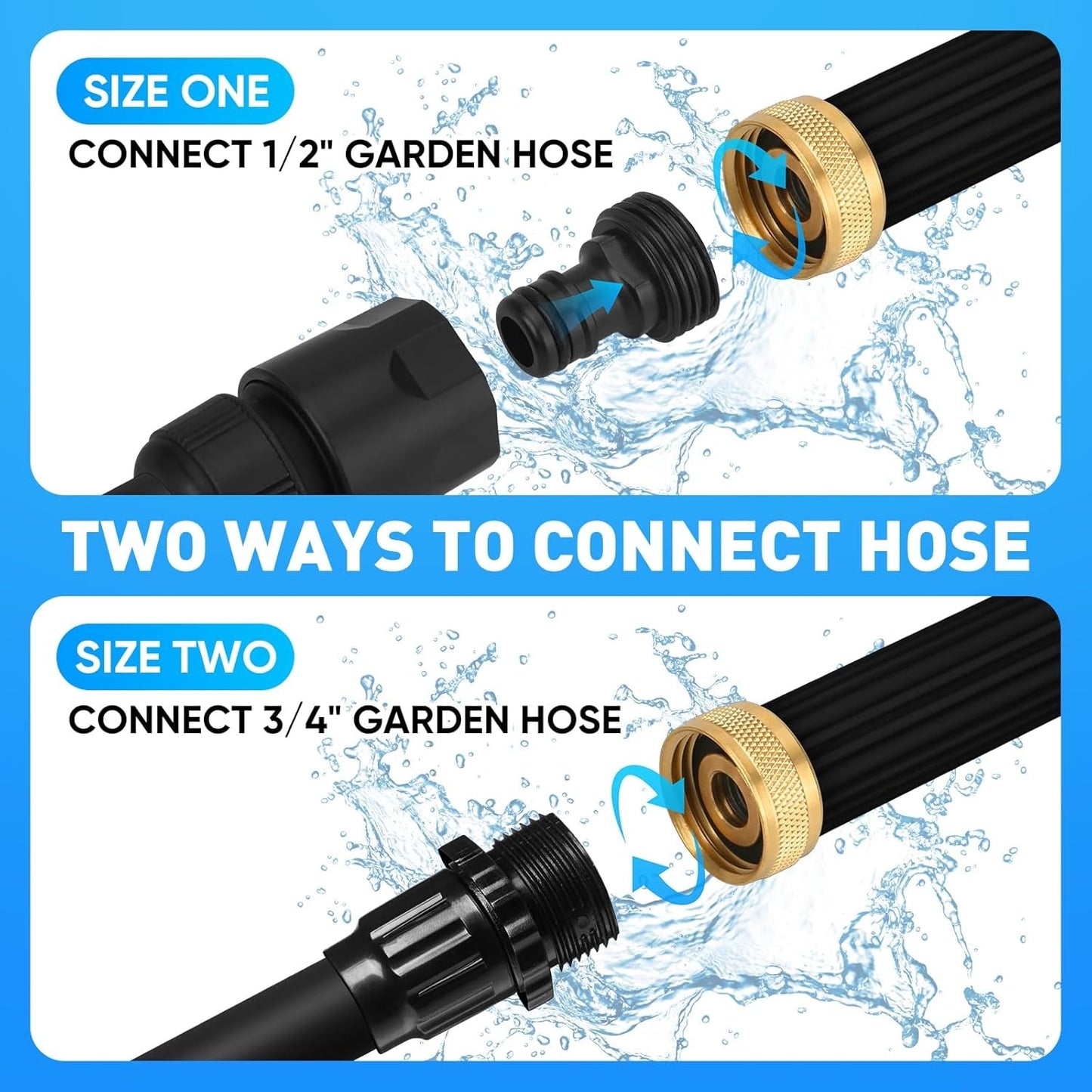 🔥Last Day Sale 49% OFF🔥Jet Nozzle Power Washer for Garden Hose