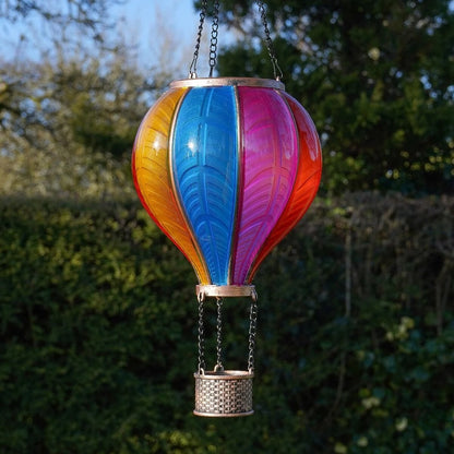 🎁 Last Day Promotion 49% OFF 🔥Solar Cool Flame XL Hanging Rainbow Balloon Lantern