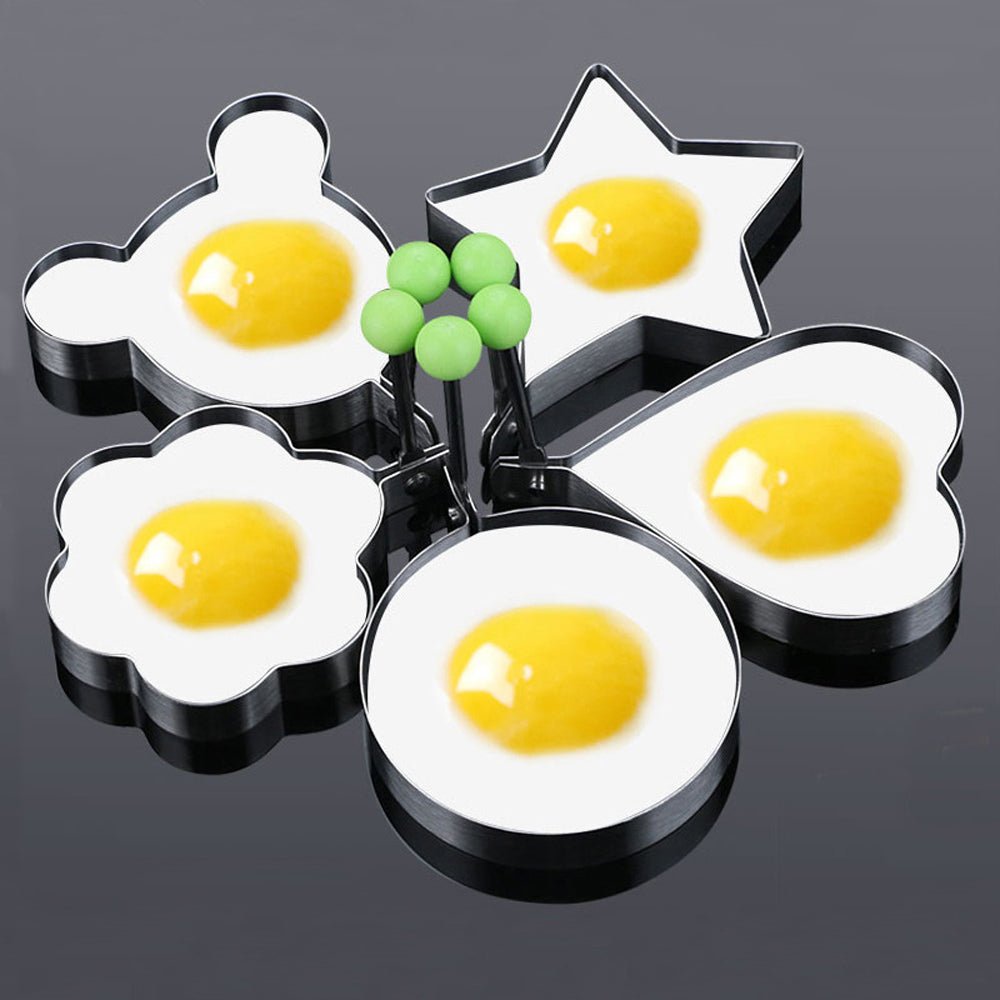 🍳Breakfast Boiled Egg Mold - Set of 5 with Brush