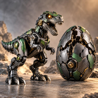 🔥LAST DAY 49% OFF -🐉 Mechanical Dragon Egg – Epic Armored Dragon & Fantasy Collectible ✨
