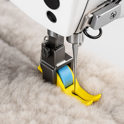 4 Pack Plastic Roller Presser Foot, Smooth Sewing For Multiple Fabrics