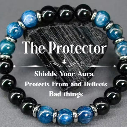 ✨ Natural Stone Bead Bracelet – Elegant Gradient Energy-Inspired Jewelry