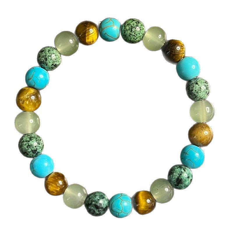 ✨ Natural Stone Bead Bracelet – Elegant Gradient Energy-Inspired Jewelry