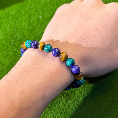 ✨ Natural Stone Bead Bracelet – Elegant Gradient Energy-Inspired Jewelry