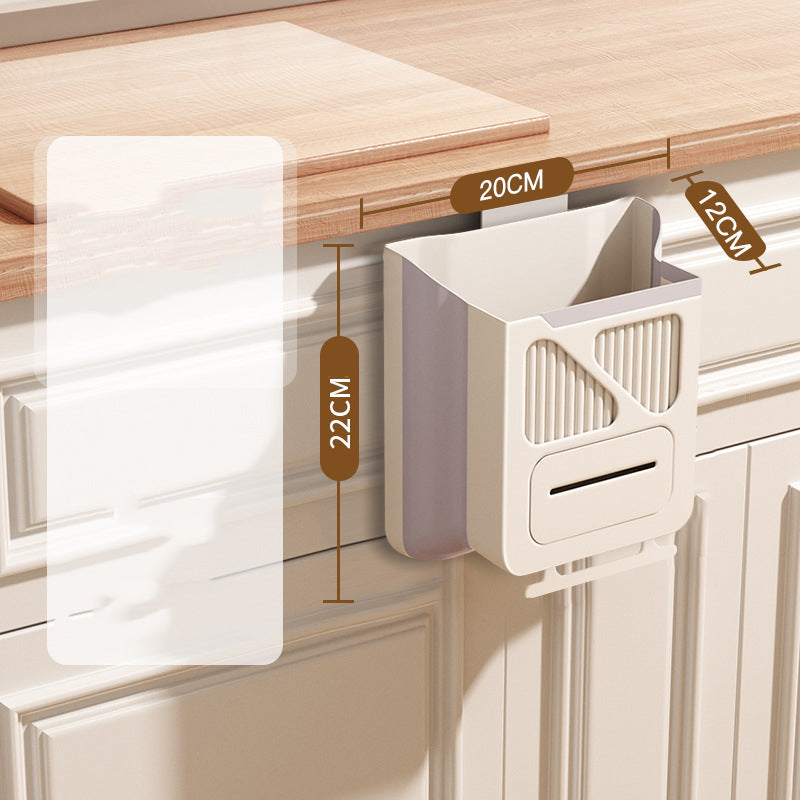🔥While Supplies Last 50% OFF!🎉 Folding Hanging Kitchen Waste Trash Can