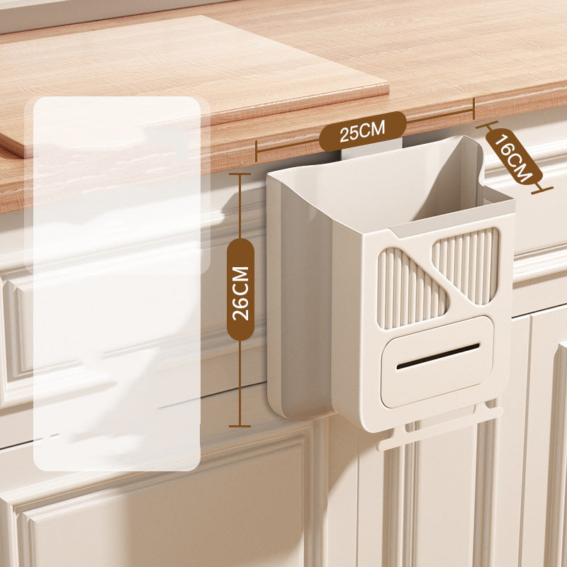 🔥While Supplies Last 50% OFF!🎉 Folding Hanging Kitchen Waste Trash Can