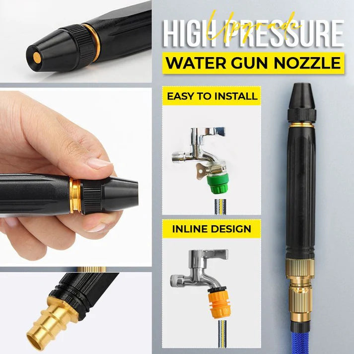 🚗 HOT SALE 50% OFF – High-Pressure Car Washing Nozzle, 360° Rotating Turbo