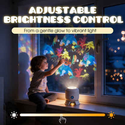 🌊 Transform Your Room into an Underwater Paradise | Dynamic Rotating LED Projector Light with Ocean Waves & Aurora Effects