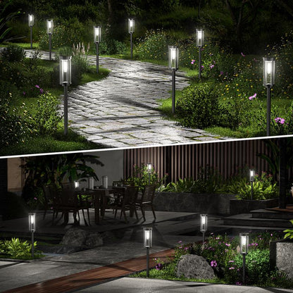 ☀️ LIMITED-TIME 50% OFF! ✨ Solar Pathway Lights Outdoor – Monocrystalline Panel, 14hr Runtime, Retro Design 🏡