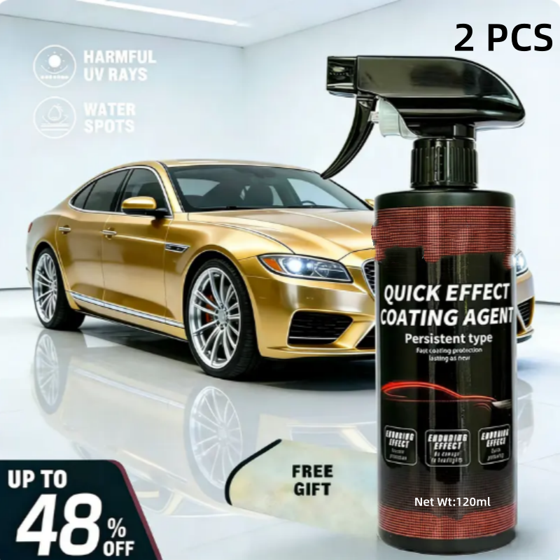 🔥3-in-1 Quick Effect Car Coating Spray ✨ High Protection Quick Coat & Ceramic Shield for Car Paint 🚗💎