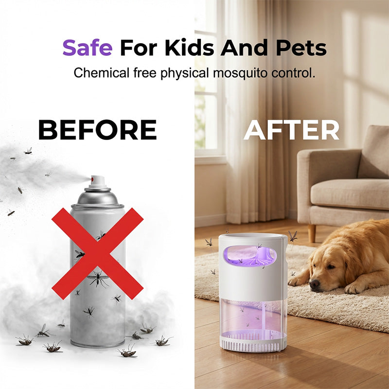 🦟 50% OFF! UV Mosquito Killer Lamp – quiet, USB, chemical-free. 50K+ sold! 🔇🌙