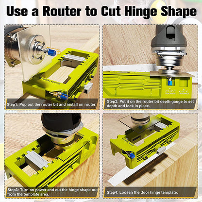 Perfect-Fit™ Adjustable Door Hinge Jig Kit