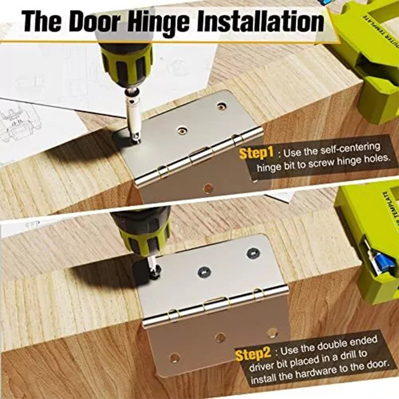 Perfect-Fit™ Adjustable Door Hinge Jig Kit