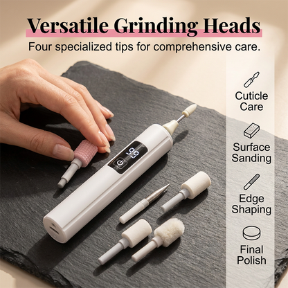 🔥49% OFF Professional Electric Nail Drill Machine, Portable Electric Nail Polisher with 4 Nail Drill Bits