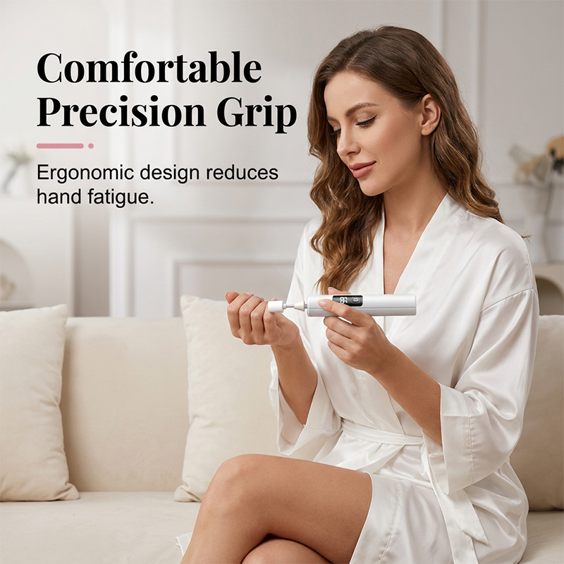 🔥49% OFF Professional Electric Nail Drill Machine, Portable Electric Nail Polisher with 4 Nail Drill Bits