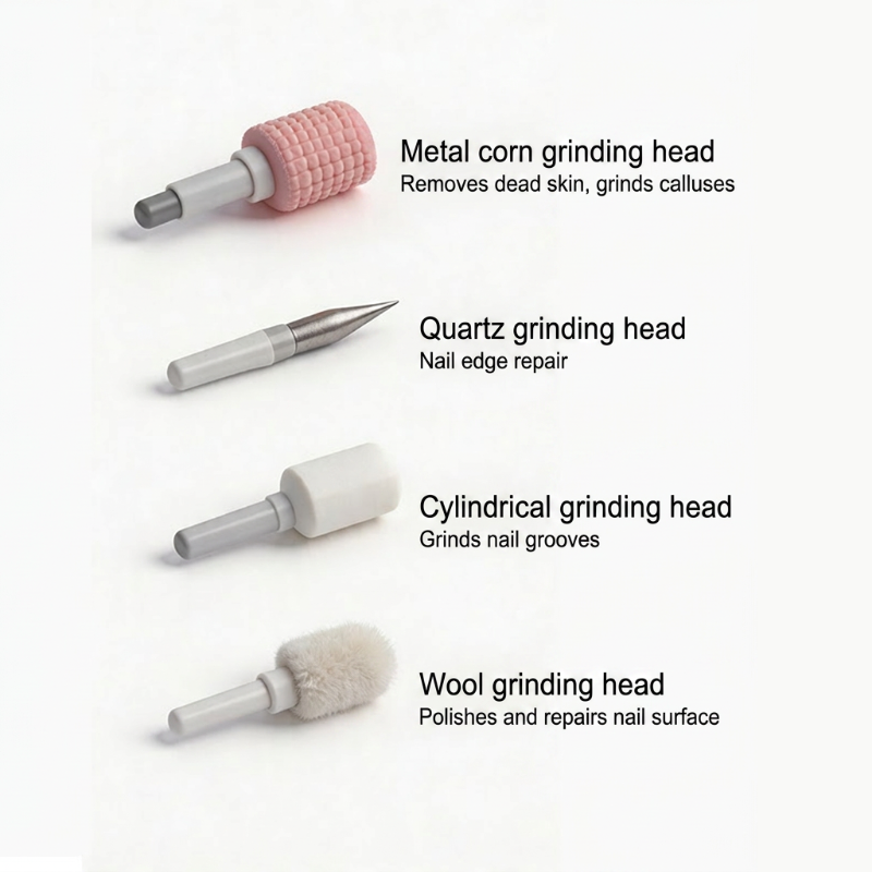 🔥49% OFF Professional Electric Nail Drill Machine, Portable Electric Nail Polisher with 4 Nail Drill Bits