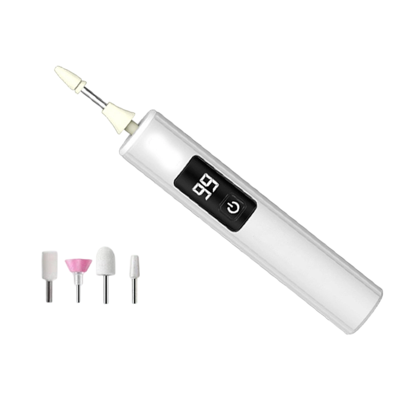 🔥49% OFF Professional Electric Nail Drill Machine, Portable Electric Nail Polisher with 4 Nail Drill Bits