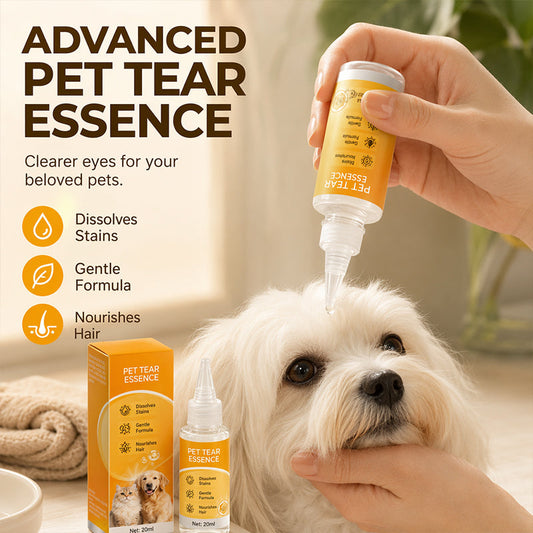 🐾 Tear Stain Remover for Dogs & Cats – 20ml Eye-Area Fur Cleaner ✨