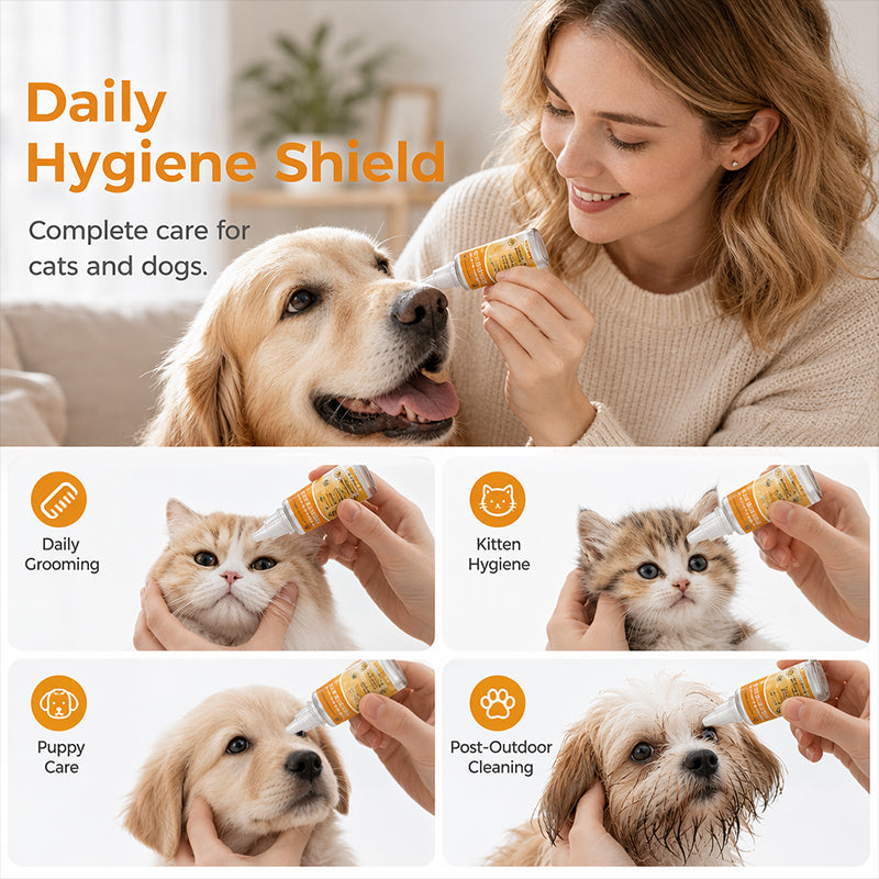 🐾 Tear Stain Remover for Dogs & Cats – 20ml Eye-Area Fur Cleaner ✨
