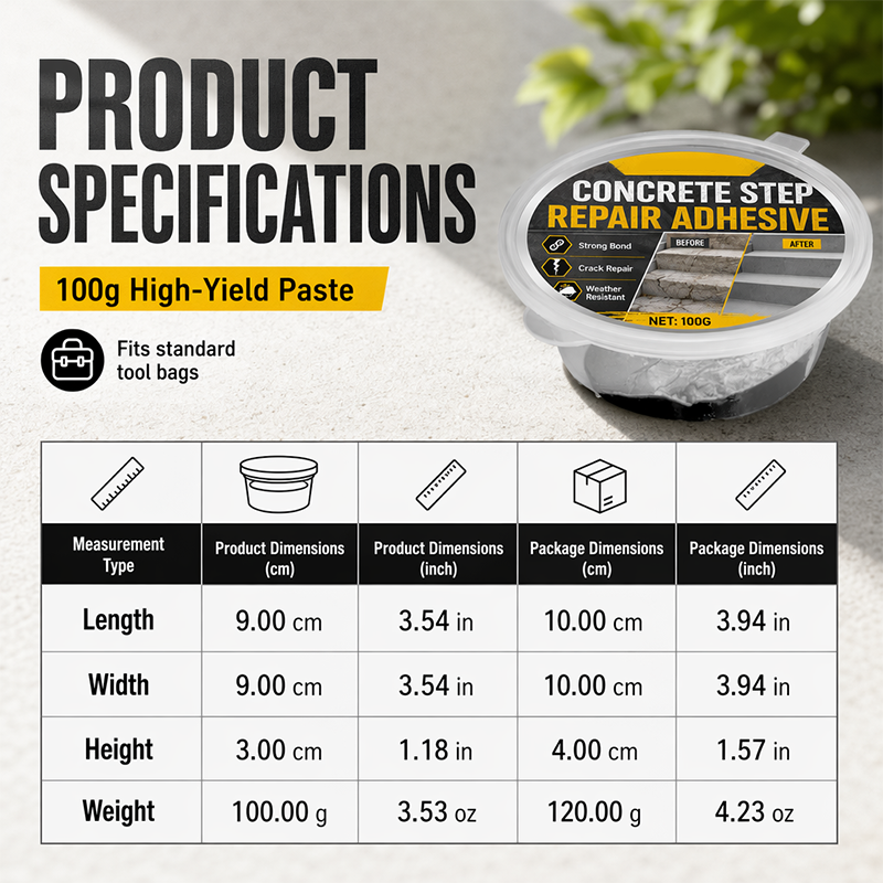 🏗️ Concrete Step Repair Adhesive High-Performance Polymer Filler 🛠️