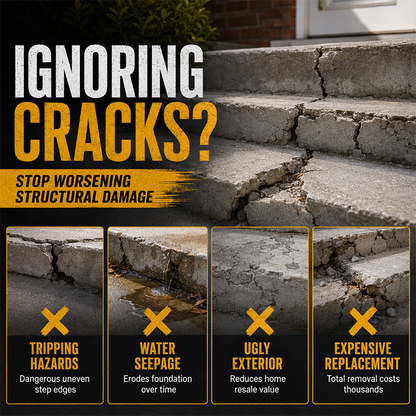 🏗️ Concrete Step Repair Adhesive High-Performance Polymer Filler 🛠️