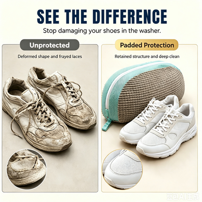 🔥 50% OFF TODAY👟 Shoe Washing Machine Bag – Protect Your Shoes While Washing