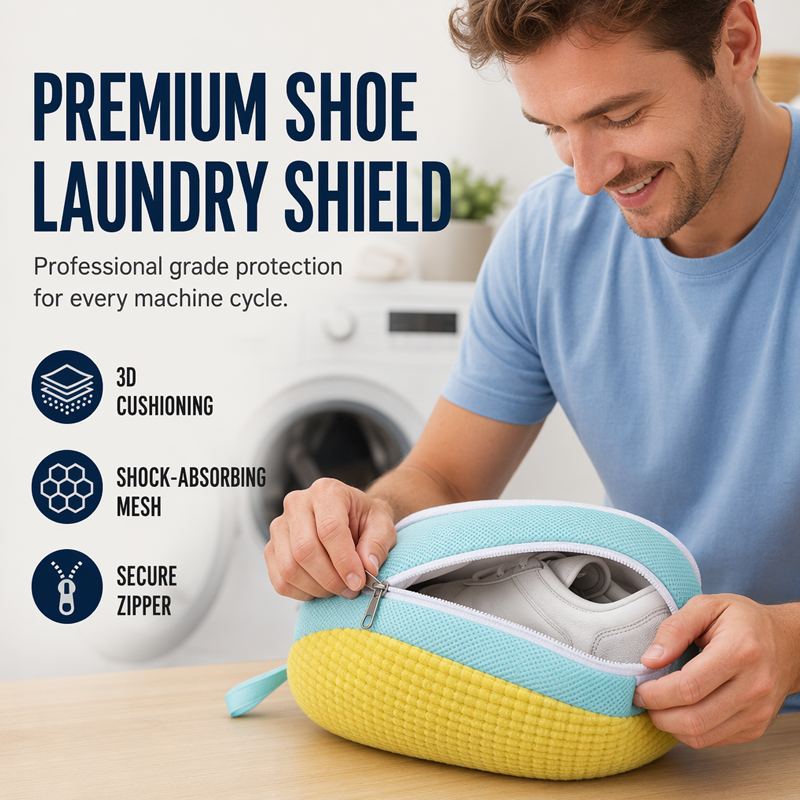 🔥 50% OFF TODAY👟 Shoe Washing Machine Bag – Protect Your Shoes While Washing