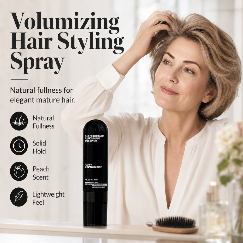 🔥50K+ SOLD!⚡Fluffy Hair Shaping Spray Long Lasting Volumizing Mist with Peach Fragrance