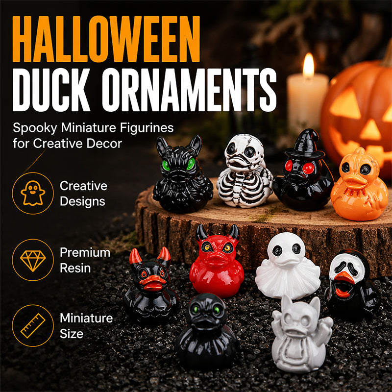 ⏰Mini Resin Ducks (Devil, Ghost, & Skeleton Designs)